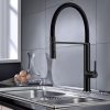 Смеситель кухонный Vincea VKF-114 Черный матовый — изображение 2