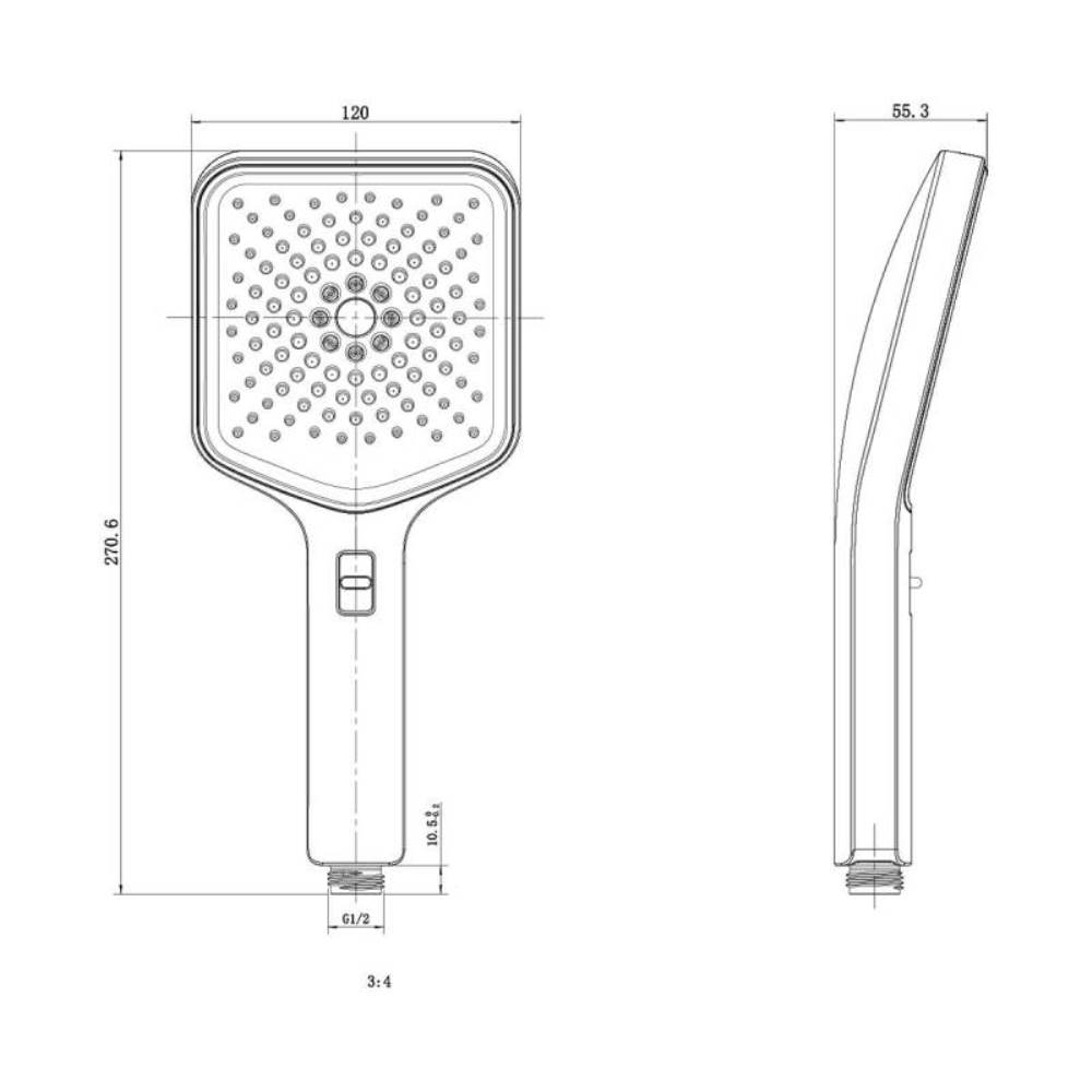 Душевая встройка Vincea Inspire Хром глянцевый — изображение 3
