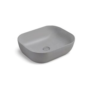 Раковина накладная Vincea VBS-101 50х40 Серый матовый