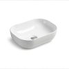 Раковина накладная Vincea VBS-102 46х33 Белый глянцевый