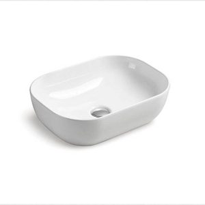 Раковина накладная Vincea VBS-102 46х33 Белый глянцевый