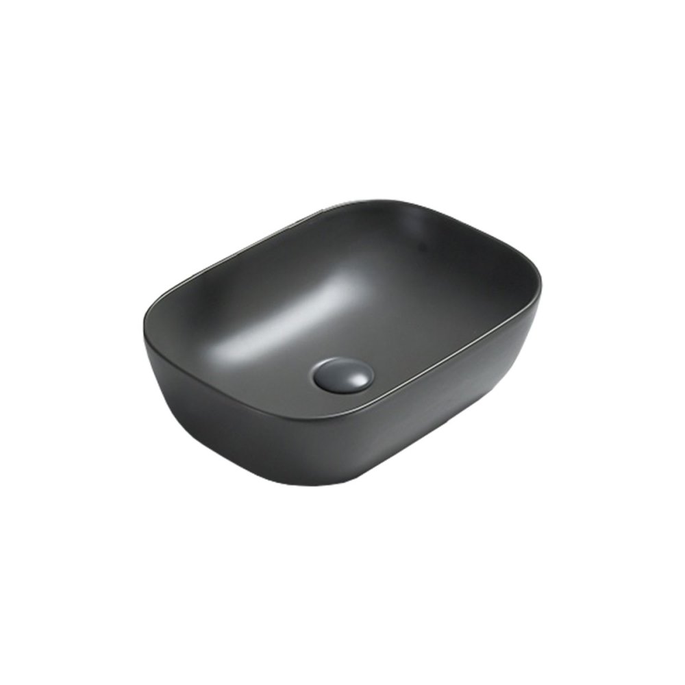 Раковина накладная Vincea VBS-102 46х33 Антрацит матовый