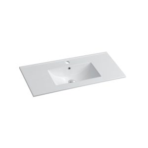 Раковина на мебель Vincea Mia Slim 91 Белый глянцевый