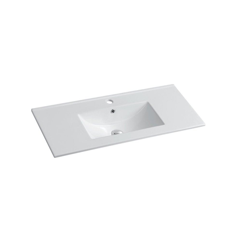 Раковина на мебель Vincea Mia Slim 91 Белый глянцевый