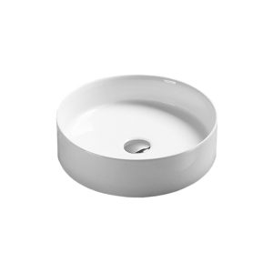 Раковина накладная Vincea VBS-216 39х39 Белый глянцевый