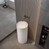 Раковина напольная Vincea Solid Surface 40 Белый матовый