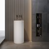 Раковина напольная Vincea Solid Surface 40 Белый матовый — изображение 3