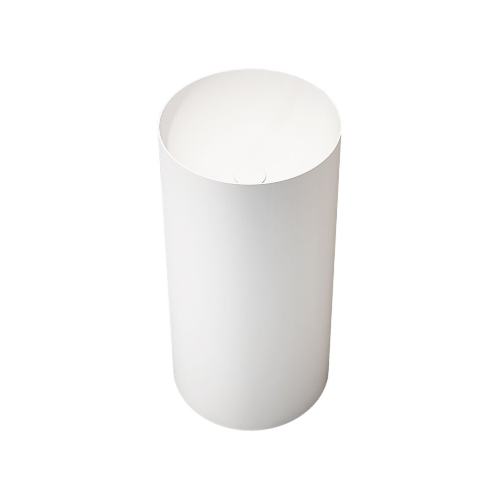 Раковина напольная Vincea Solid Surface 40 Белый матовый — изображение 4