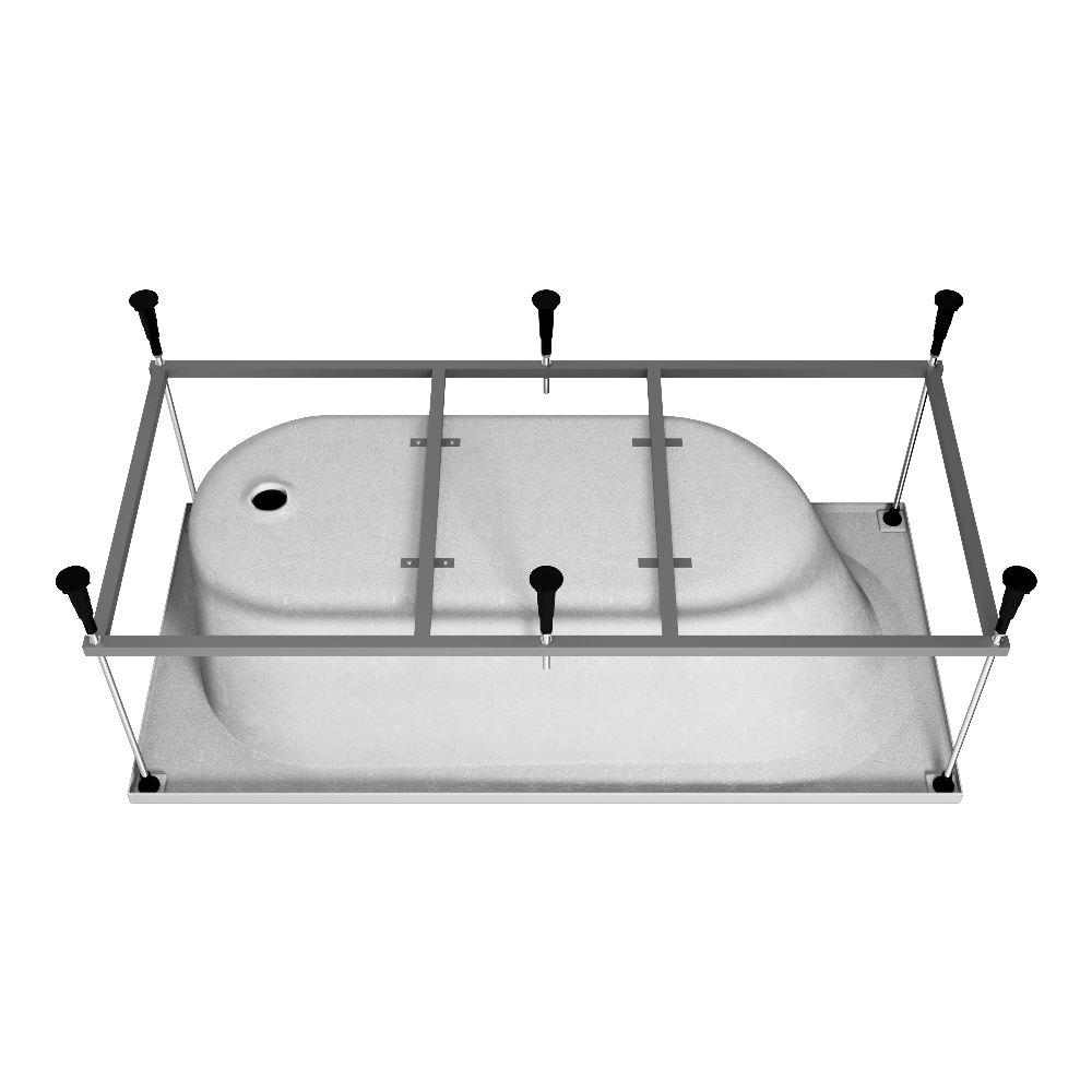 Ванна акриловая Vincea VBT-2B 150х70 с каркасом Белый глянцевый — изображение 5