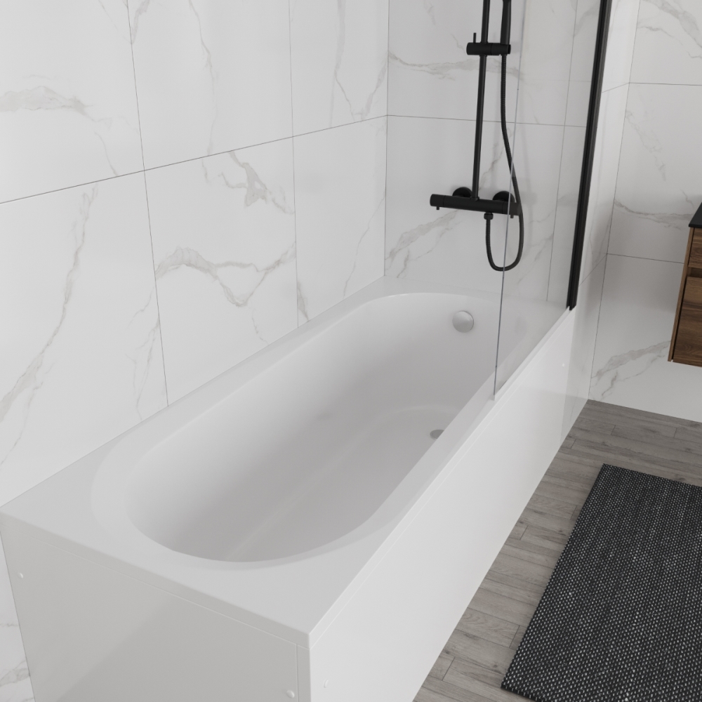Ванна акриловая Vincea VBT-2B 170х70 с каркасом Белый глянцевый — изображение 2
