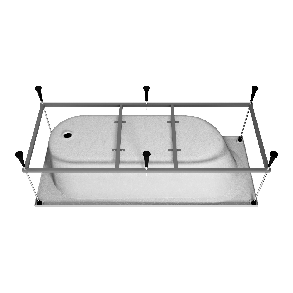Ванна акриловая Vincea VBT-2B 170х70 с каркасом Белый глянцевый — изображение 5