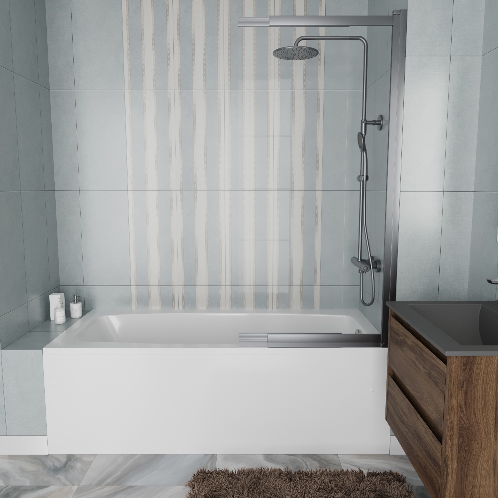 Ванна акриловая Vincea VBT-2S 170х170 с ножками Белый глянцевый — изображение 4