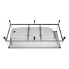 Ванна акриловая Vincea VBT-2S 180х180 с каркасом Белый глянцевый — изображение 5