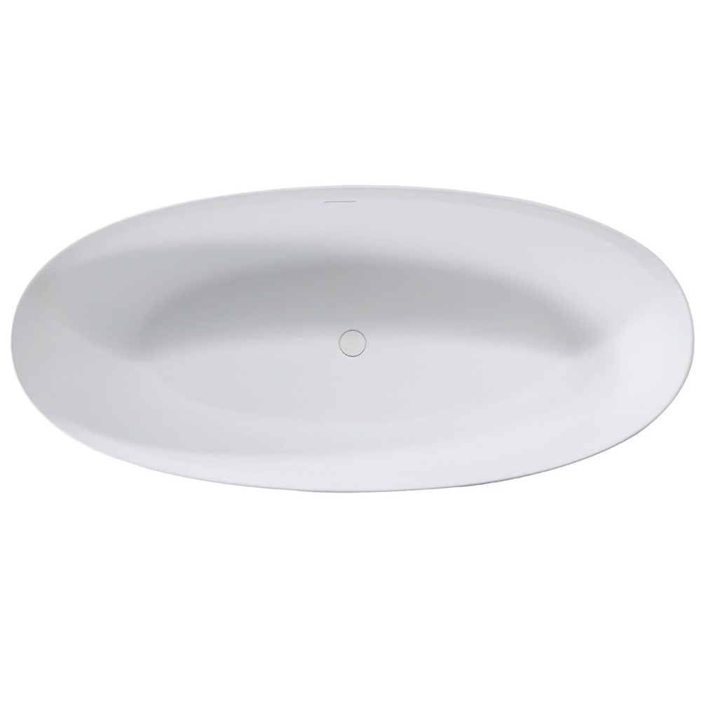 Ванна из искусственного камня Vincea Solid Surface 170х76 Белый матовый — изображение 3