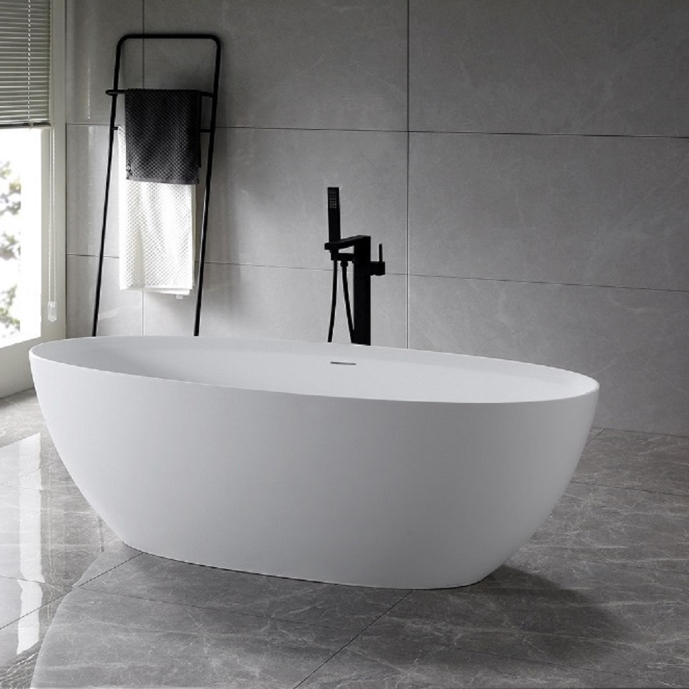 Ванна из искусственного камня Vincea Solid Surface 170х76 Белый матовый