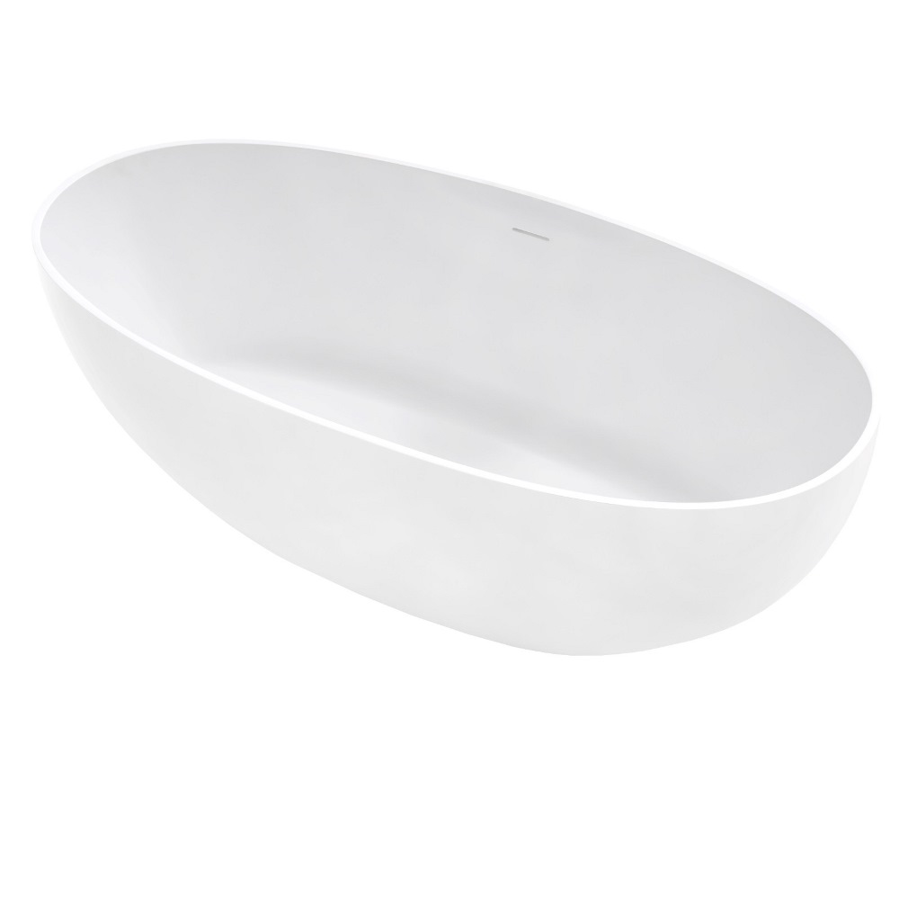 Ванна из искусственного камня Vincea Solid Surface 160х75 Белый матовый