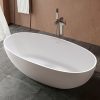 Ванна из искусственного камня Vincea Solid Surface 180х80 Белый матовый — изображение 2