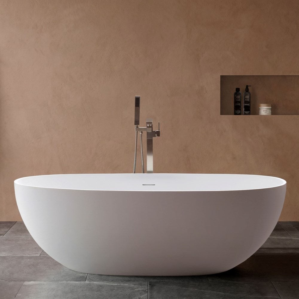 Ванна из искусственного камня Vincea Solid Surface 180х80 Белый матовый — изображение 3