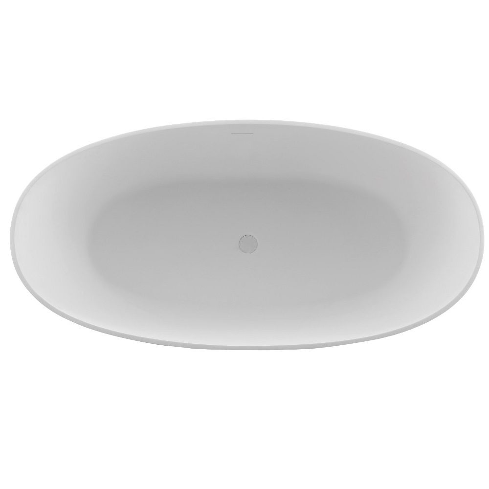 Ванна из искусственного камня Vincea Solid Surface 180х80 Белый матовый — изображение 4