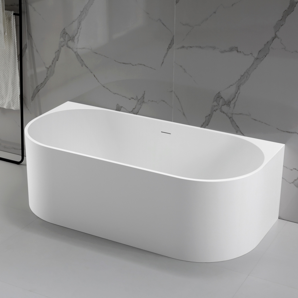 Ванна из искусственного камня Vincea Solid Surface 170х80 Белый матовый — изображение 3