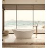 Ванна из искусственного камня Vincea Solid Surface 170х78 Белый матовый — изображение 2