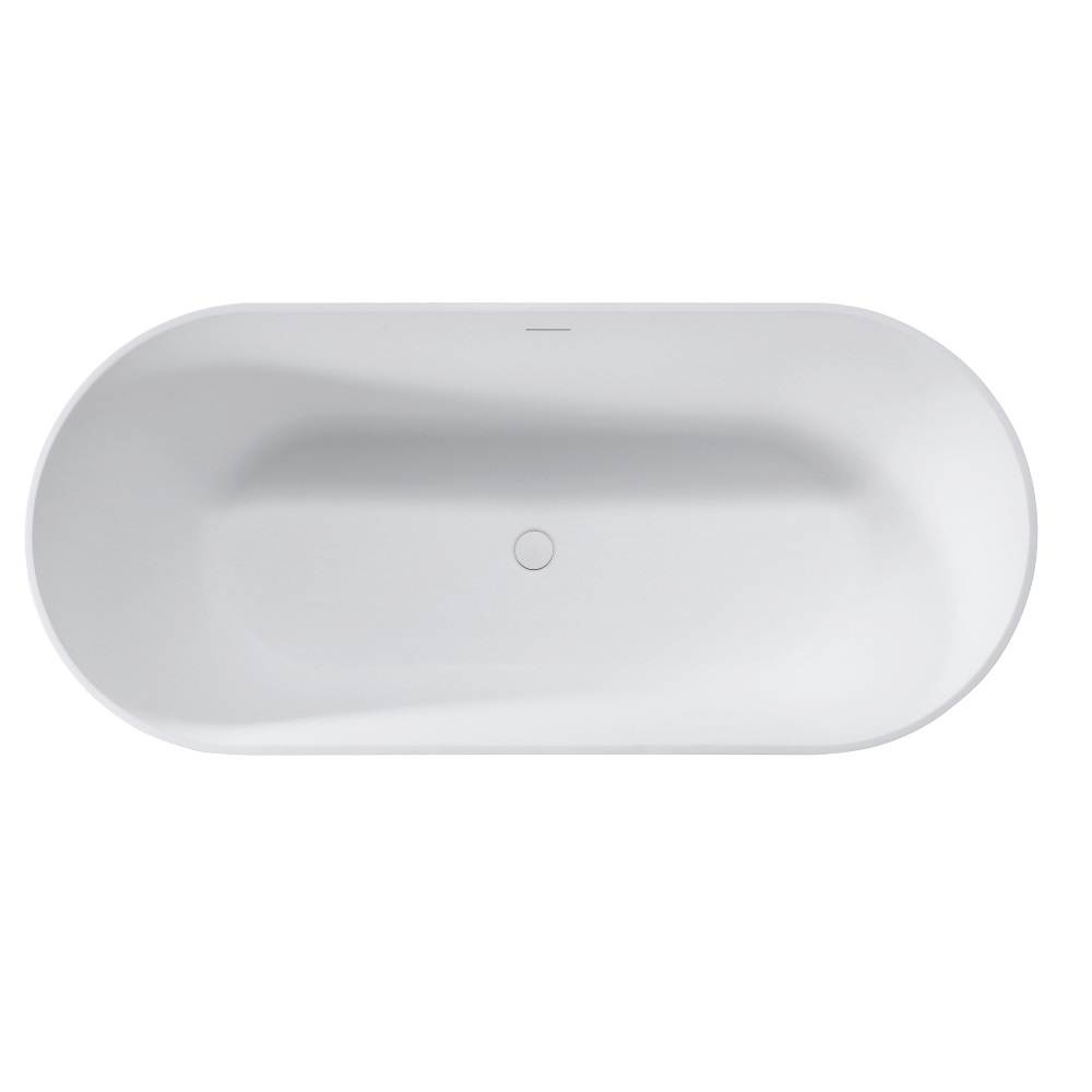 Ванна из искусственного камня Vincea Solid Surface 170х75 Белый матовый — изображение 4