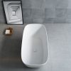 Ванна из искусственного камня Vincea Solid Surface 170х72 Белый матовый — изображение 3