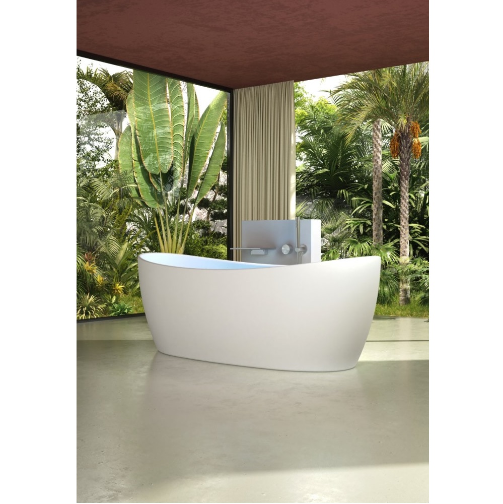 Ванна из искусственного камня Vincea Solid Surface 170х80 Белый матовый — изображение 4