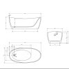 Ванна из искусственного камня Vincea Solid Surface 170х80 Белый матовый — изображение 5