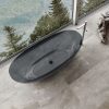 Ванна прозрачная Vincea CrystalMood 170х75 Черный прозрачный — изображение 4