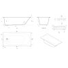 Ванна из искусственного камня Vincea Solid Surface 160х75 Белый матовый — изображение 5