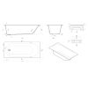 Ванна из искусственного камня Vincea Solid Surface 170х75 Белый матовый — изображение 5
