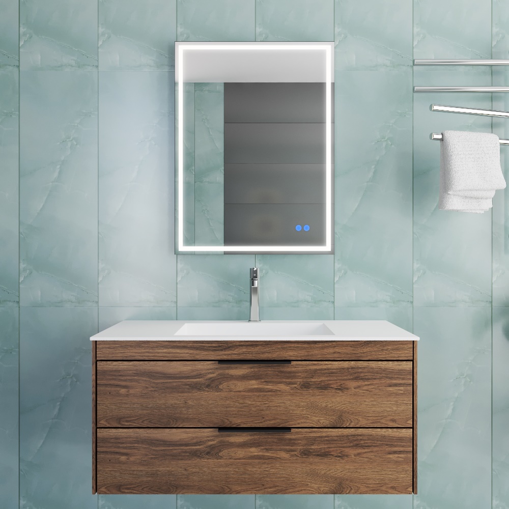 Тумба подвесная Vincea Chiara 2D 100 Дуб Чарльстон — изображение 3