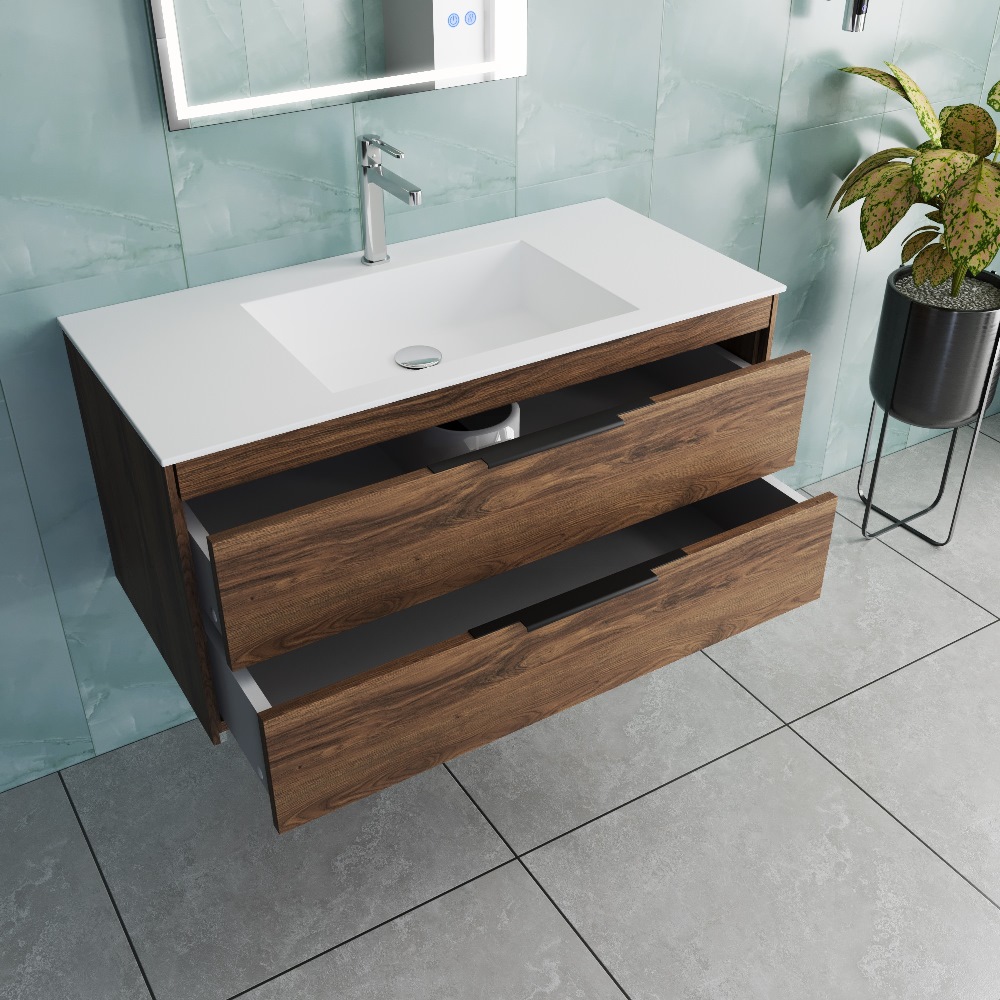 Тумба подвесная Vincea Chiara 2D 100 Дуб Чарльстон — изображение 4