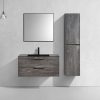 Тумба подвесная Vincea Chiara 2D 100 Камень серый — изображение 2