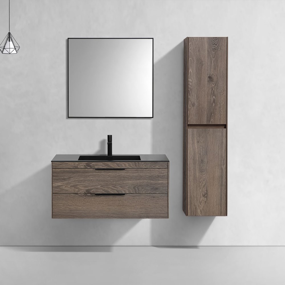 Тумба подвесная Vincea Chiara 2D 100 Дуб темный — изображение 2
