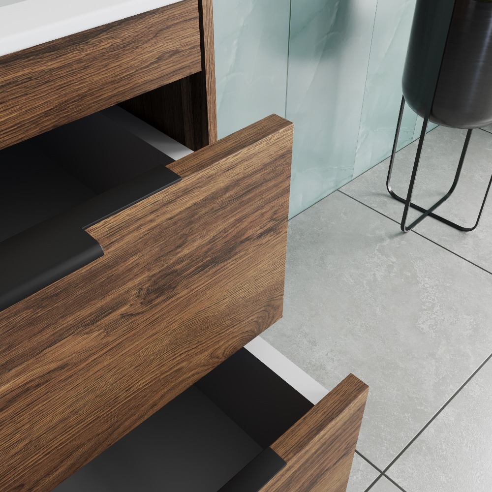 Тумба подвесная Vincea Chiara 2D 60 Дуб Чарльстон — изображение 5