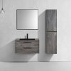 Тумба подвесная Vincea Chiara 2D 80 Камень серый — изображение 2