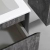 Тумба подвесная Vincea Luka 60 Камень серый — изображение 4