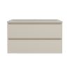 Тумба подвесная Vincea Luka Soft-Touch 80 Бежевый матовый
