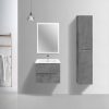 Тумба подвесная Vincea Mia Slim 60 Бетон — изображение 2