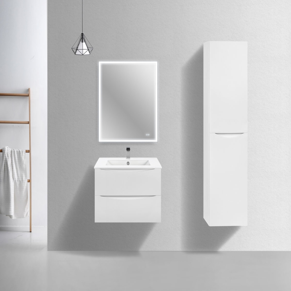 Тумба подвесная Vincea Mia Slim 60 Белый глянцевый — изображение 2