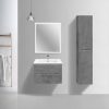 Тумба подвесная Vincea Mia Slim 70 Бетон — изображение 2