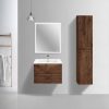 Тумба подвесная Vincea Mia Slim 70 Дерево темное — изображение 2