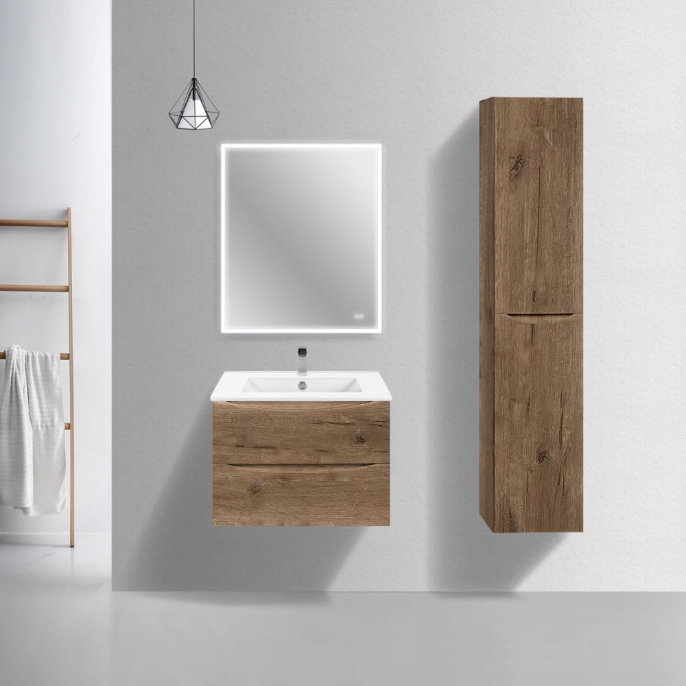 Тумба подвесная Vincea Mia Slim 70 Дуб винтажный — изображение 2