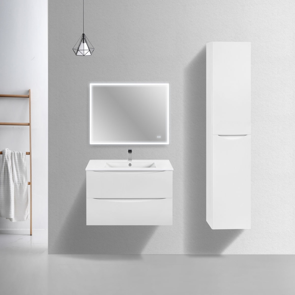 Тумба подвесная Vincea Mia Slim 80 Бетон — изображение 3