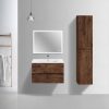 Тумба подвесная Vincea Mia Slim 80 Дерево темное — изображение 2