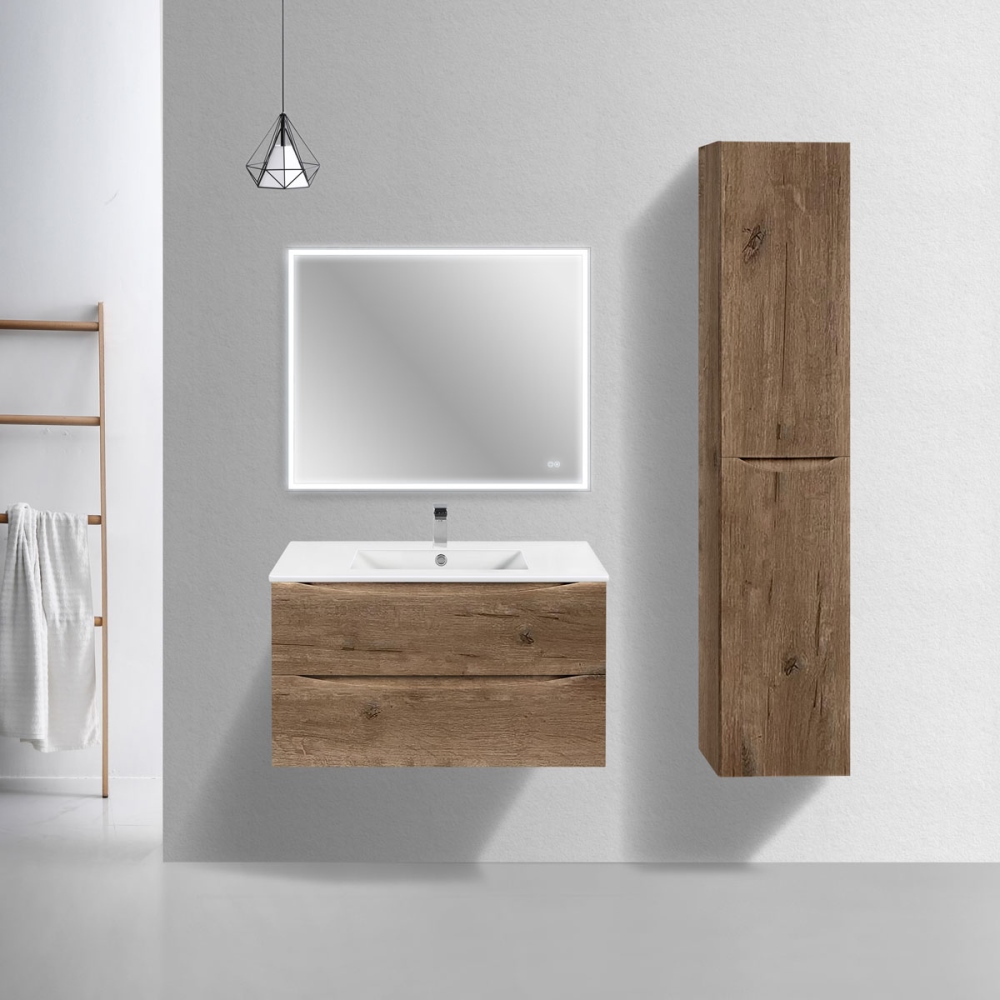 Тумба подвесная Vincea Mia Slim 90 Дуб винтажный — изображение 2