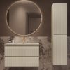 Тумба подвесная Vincea Welle 80 Бежевый матовый — изображение 2