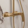 Душевая система Vincea Puro с изливом Золото матовое — изображение 3
